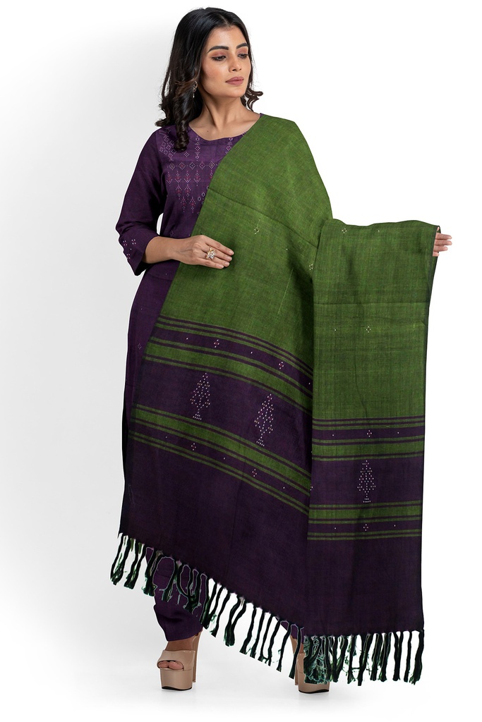 Handwoven Tangaliya Cotton Suit Set / Dress Material