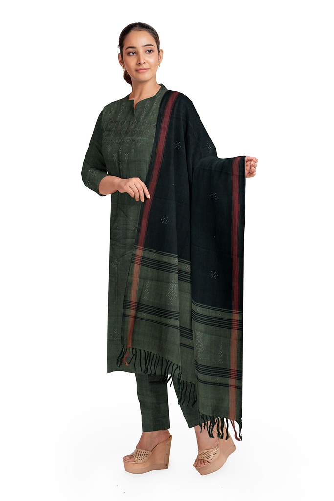 Handwoven Tangaliya Cotton Suit Set / Dress Material