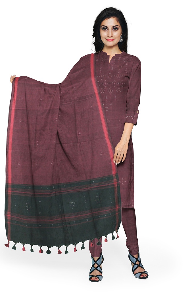 Handwoven Tangaliya Cotton Suit Set / Dress Material