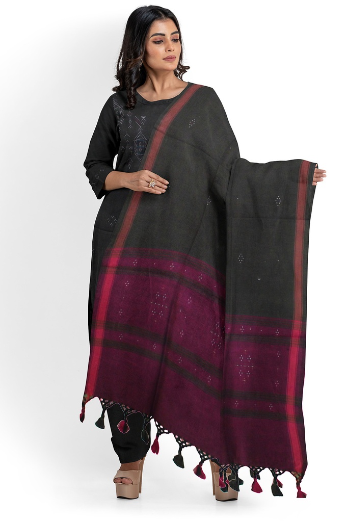 Handwoven Tangaliya Cotton Suit Set / Dress Material