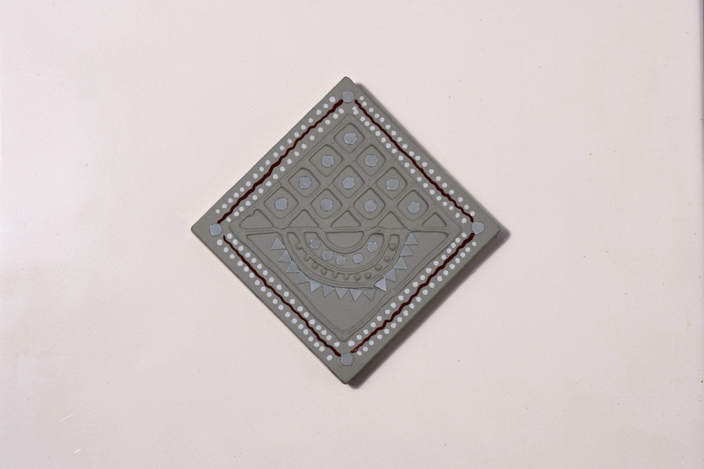 Handcrafted Mud &amp; Mirror Work Wall Hanging