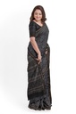 Ajrakh Hand Block Print Chanderi Silk Saree