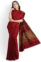 Hand Dyed Modal Silk Bandhani Saree