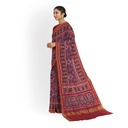 Hancrafted Semi Ikat Silk Patola Saree