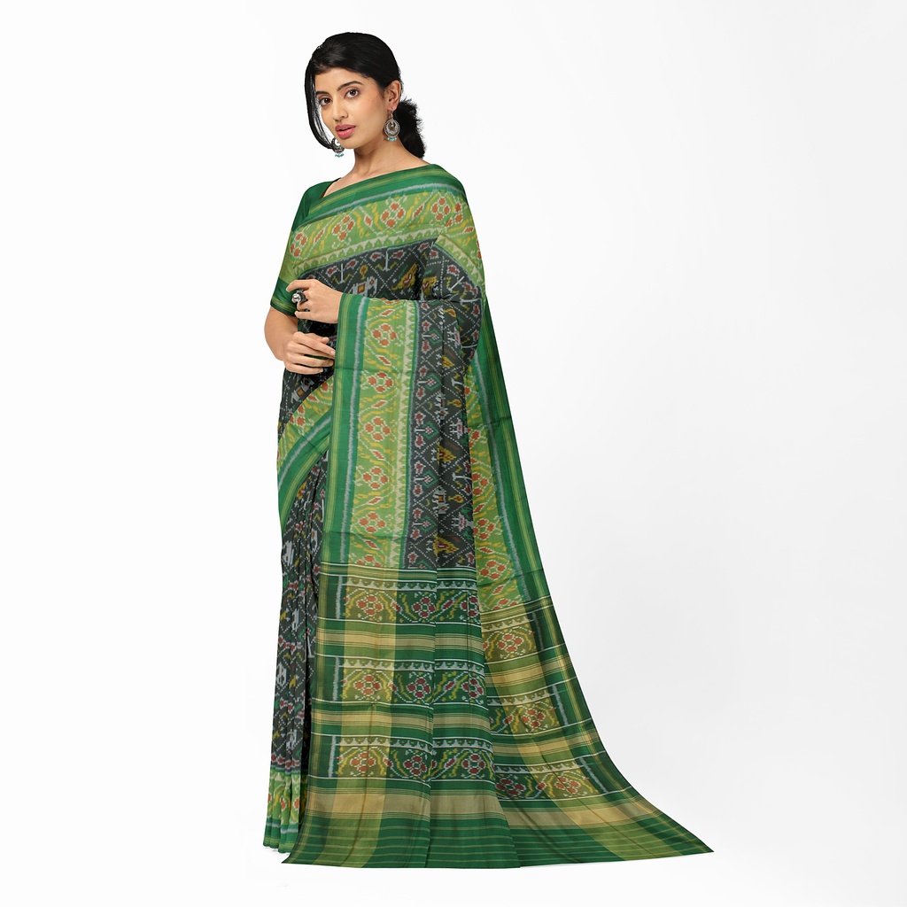 Handloom Single Ikat Silk Patola Saree