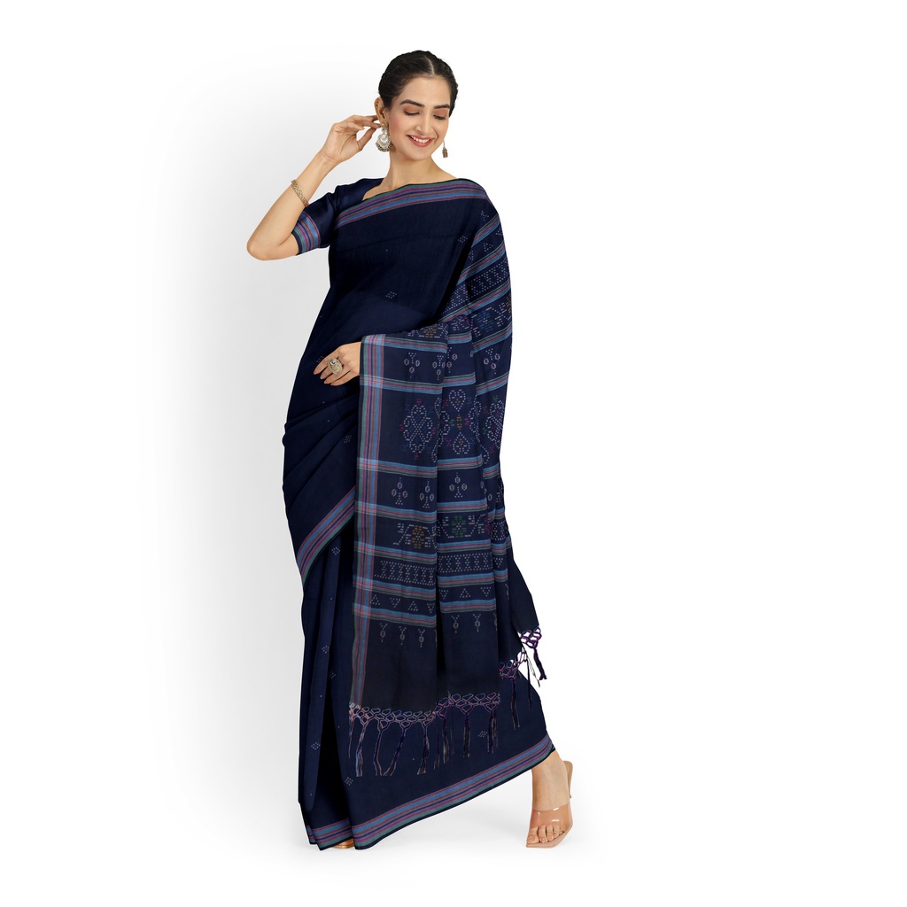 Handwoven Tangaliya Cotton Saree