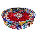 Handmade Decorative Beadwork Metal Pooja Thali