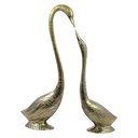 Handcrafted Decorative Metal Duck Set Showpiece