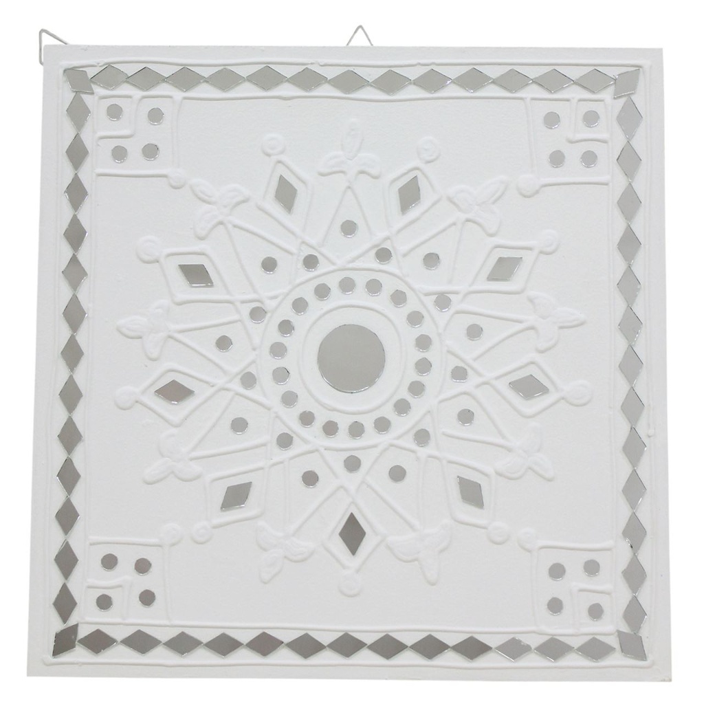 Handcrafted Mud Mirror Wall Frame