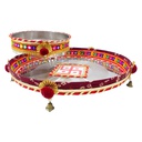 Handmade Decorative Karwa Chauth Pooja Thali Set