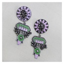 Handcrafted German Silver Oxidized Earrings