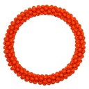 Handmade Beaded Bangle - Orange