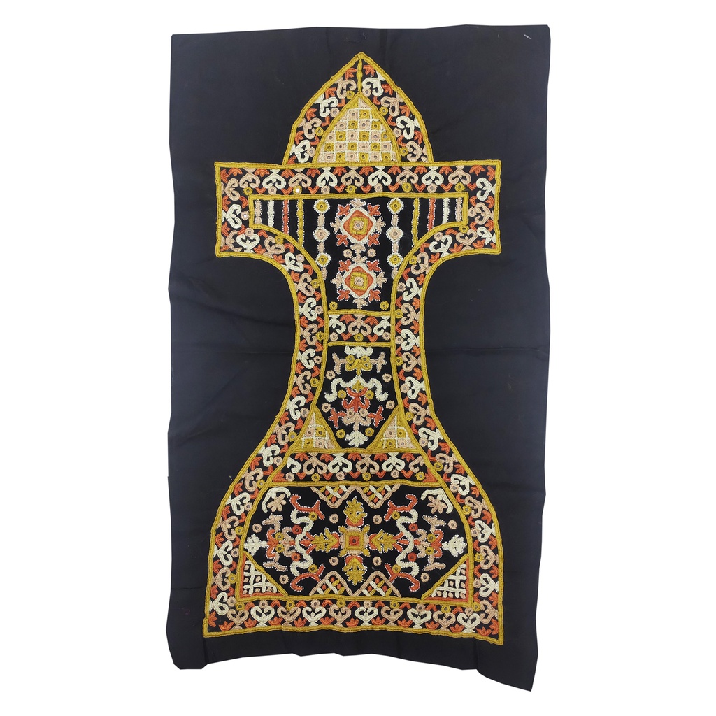 Multicolor Hand Embroidered Yoke