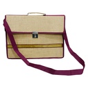Handmade Plain Jute Office Bag