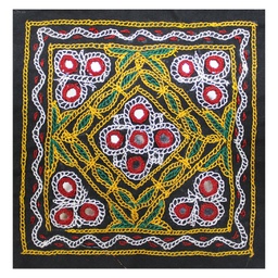 [GGCMEP45] Multicolor Hand Embroidered Patch with Mirror Work