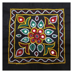 [GGCMEP47] Multicolor Hand Embroidered Patch with Mirror Work