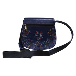[GGCMLBB26] Handcrafted Kutchi Leather Sling Bag