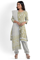 [GGCBPSS20] Hand Block Print Cotton Dress Material / Salwar Suit