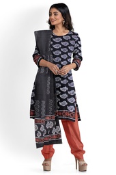 [GGCBPSS32] Hand Block Print Cotton Dress Material / Salwar Suit