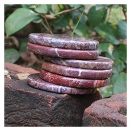 [GGCATC03] Handmade Agate Stone Tea Coaster ( Set of 6 )
