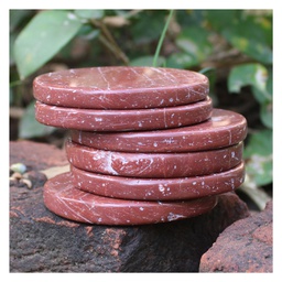 [GGCATC04] Handmade Agate Stone Tea Coaster ( Set of 6 )
