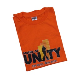 Statue of Unity Cotton Half Sleeves T-Shirt