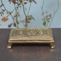 [GGCBDI07] Handcrafted Brass Pooja Chowki/Bajot