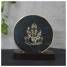 [GGCASP05] Handcrafted Agate Coaster Lord Ganesha Showpiece