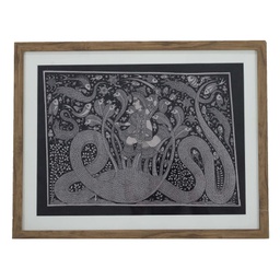 [GGCHMPF01] Handpainted Mata ni Pacchedi with Frame