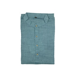 Cotton Half Sleeve Solid Kurta/Modi Kurta