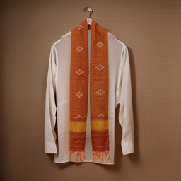 Handloom Single Ikat Patola Silk Stole