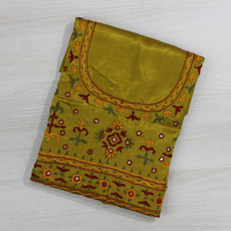 [GGCNEBM06] Hand Embroidery Unstitched Blouse Material