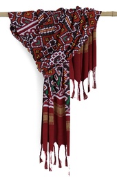 [GGCHDPSS04] Handwoven Double Ikat Silk Stole