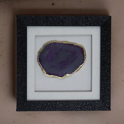 [GGCAWP01] Handcrafted Natural Agate Amethyst Stone Wall Frame