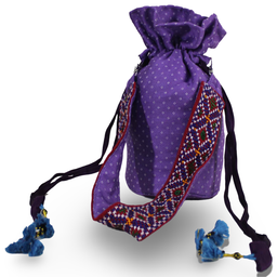 [GGCEPB07] Hand Embroidered Potli Bag with Mirror work
