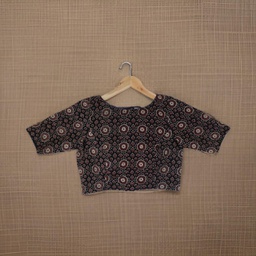 [GGCBPB04] Cotton Hand Block Print Stitched Blouse