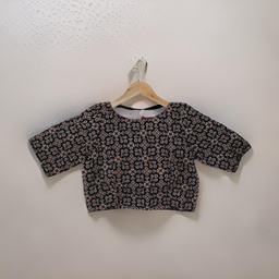 [GGCBPB05] Cotton Hand Block Print Stitched Blouse