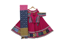 [GGBPCC18] Cotton Hand Block Printed Patchwork Chaniya Choli