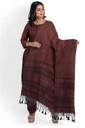 [GGCHTSS14] Handwoven Cotton Tangaliya Suit Set/Dress Material