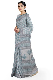 [GGHPCS04] Hand Block Print Cotton Saree