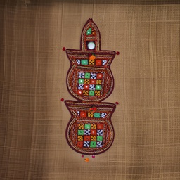 [GGCMHEL03] Multicolour Hand Embroidered Letter Holder
