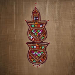 [GGCMHEL05] Multicolour Hand Embroidered Letter Holder