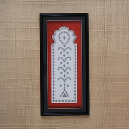 [GGCHMWH13] Handcrafted Mud &amp; Mirror Work Wall Hanging / Frame