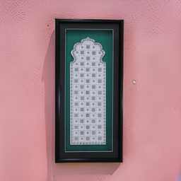 [GGCHMWH18] Handcrafted Mud &amp; Mirror Work Wall Hanging / Frame