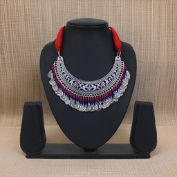 [GGTSONS13] Handcrafted Oxidized Necklace Set