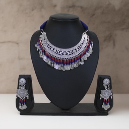 [GGTSONS14] Handcrafted Oxidized Necklace Set