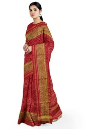 [GGCSPSS57] Handloom Single Ikat Silk Patola Saree