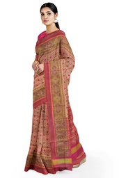 [GGCSPSS64] Handloom Single Ikat Silk Patola Saree