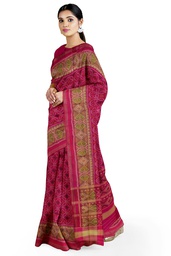 [GGCSPSS67] Handloom Single Ikat Silk Patola Saree