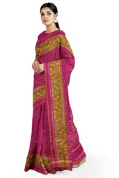 [GGCSPSS71] Handloom Single Ikat Silk Patola Saree